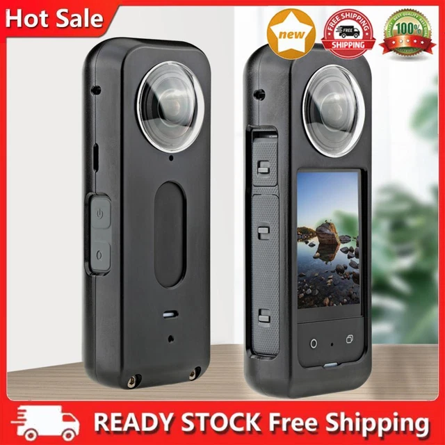 Metal Rabbit Cage Cover with Screws Protective Shell Shockproof for Insta360 X3