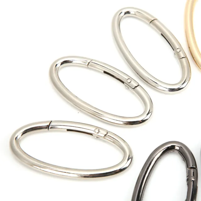 (Big)0 Shaped Ring Buckle DIY Accessories 9Pcs Bag Chain Hardware Oval Open Bag