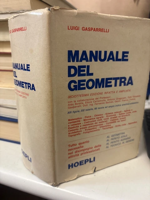 Manuale Del Geometra – Nuovo Gasparrelli – 25th Edition – HOEPLI (Italian)