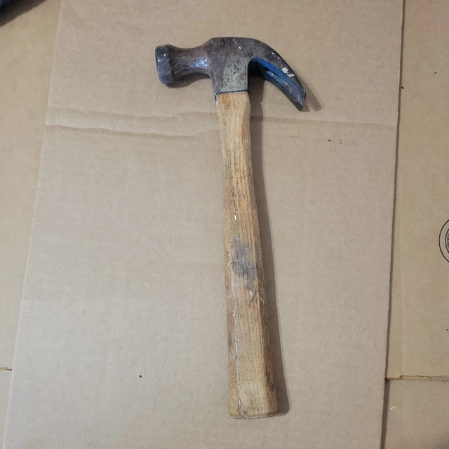 VINTAGE VAUGHAN DO16 16 OZ Curved Claw Hammer with Original Octagon