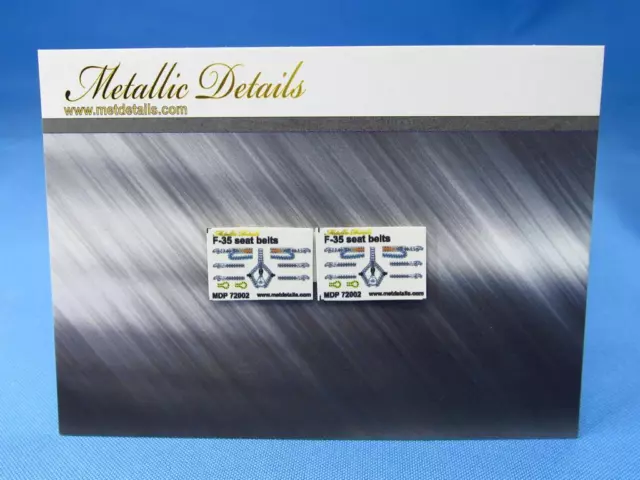 Metallic Details MDP72002 1:72 F-35. Seat belts Aircraft accessories