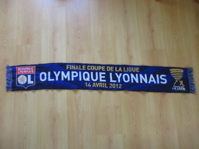 Écharpe Supporter Olympique Lyonnais 2003-2004 - Coupe D'Europe - OL - Très Bon état