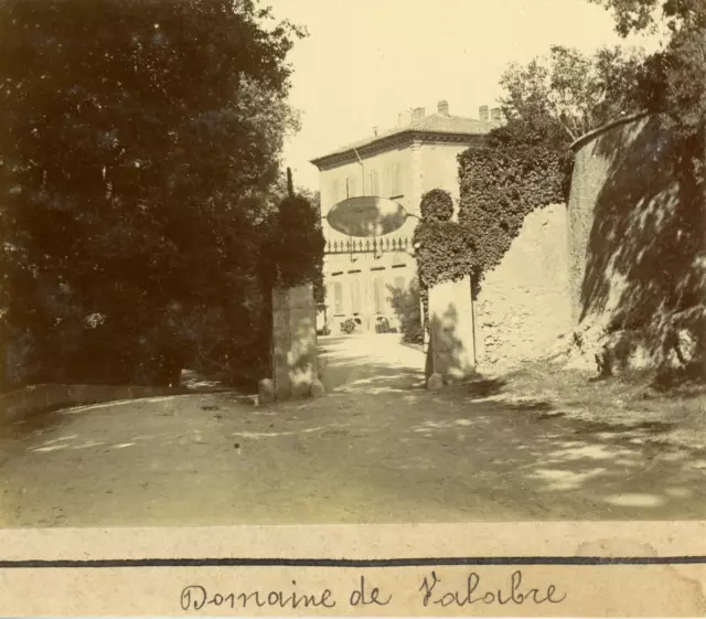 France, Domaine de Valabre, ca.1895, Vintage citrate print Vintage citrate print