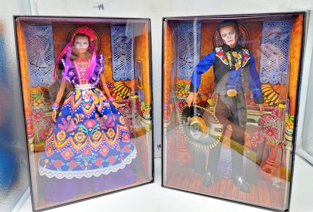 Barbie Kenmerkende Barbiepop, 2024 Día De Muertos Ken Barbie Kenmerkende Barbiepop, 2024 Día De Muertos Ken