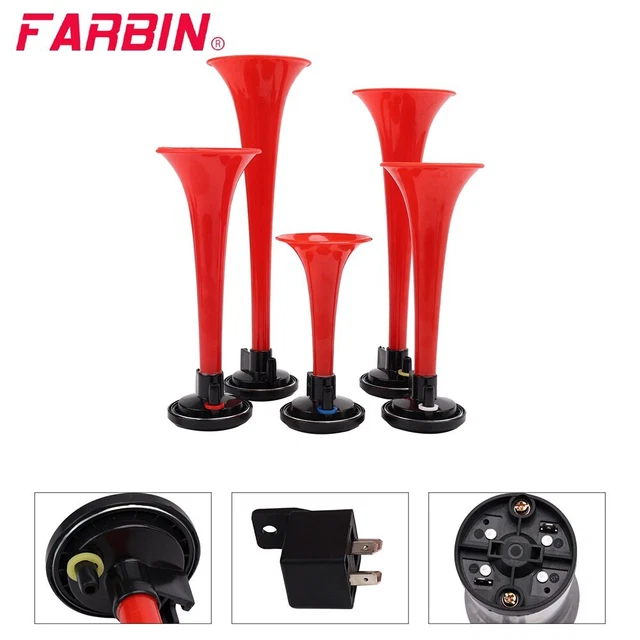FARBIN AIR HORNS La Cucaracha Musical Horn Music Sound with Compressor