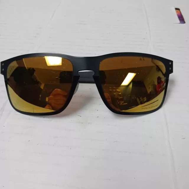 Oakley Holbrook Metal Sunglasses OO4123-1355 Matte Black/24K Gold Iridium