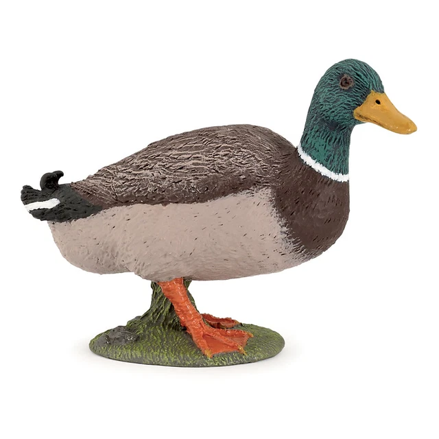 PAPO Farmyard Friends Mallard Duck Toy Figure, Brown (51155)