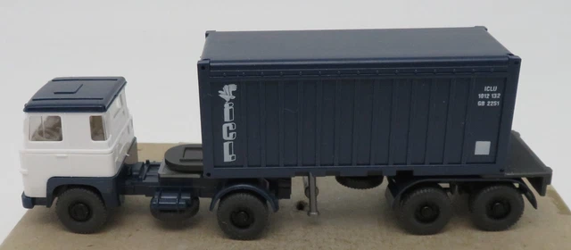 Wiking Scania 111 Camion Remorqueur Hapag Lloyd - Modèle RDA Occasion