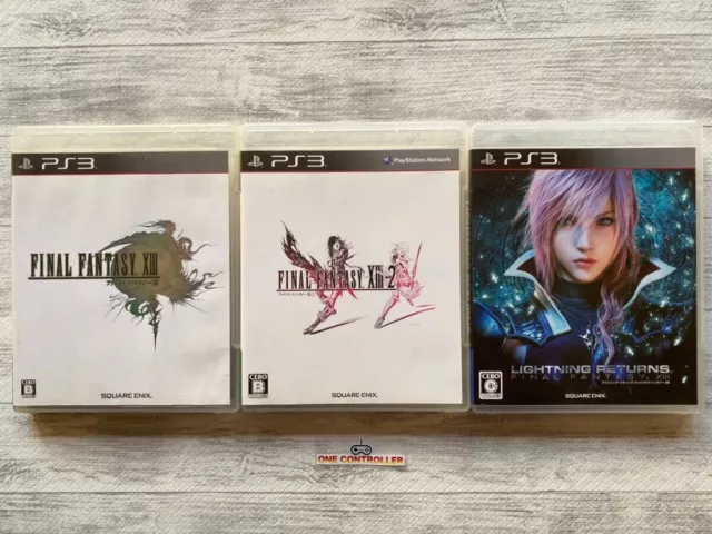 SONY PlayStation 3 PS3 FINAL FANTASY XIII XIII-2 & Lightning Returns from Japan