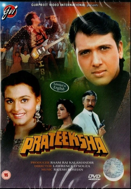 PRATEEKSHA GVI BOLLYWOOD DVD Govinda, Jeetendra, Moushmi