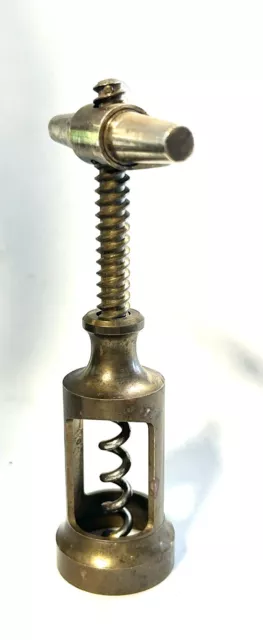 F &W Antique Brass Corkscrew