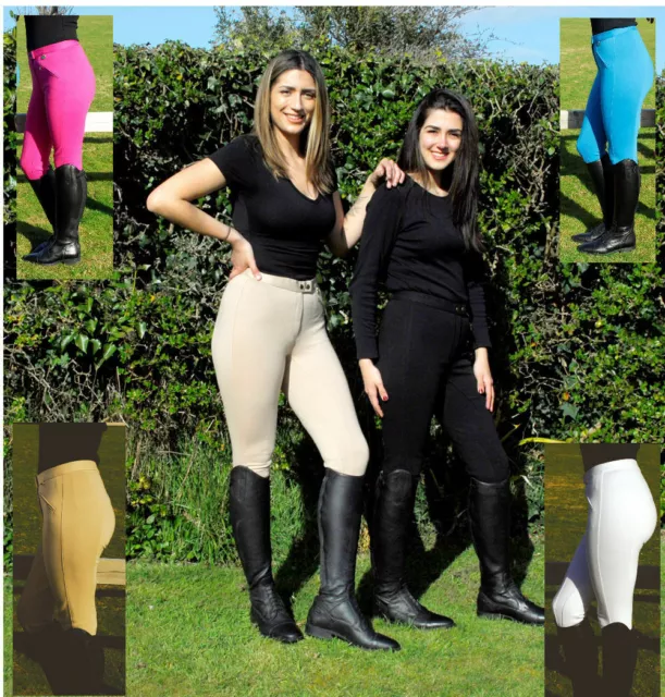 Rhinegold Ladies Essential Pull-On Horse Riding Jodhpurs | 7 Colours | Size 8-18