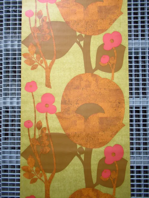 1 Rouleau De Papier Peint Ancien Tapisserie Murale-Vintage Roll Wallpaper-N°2