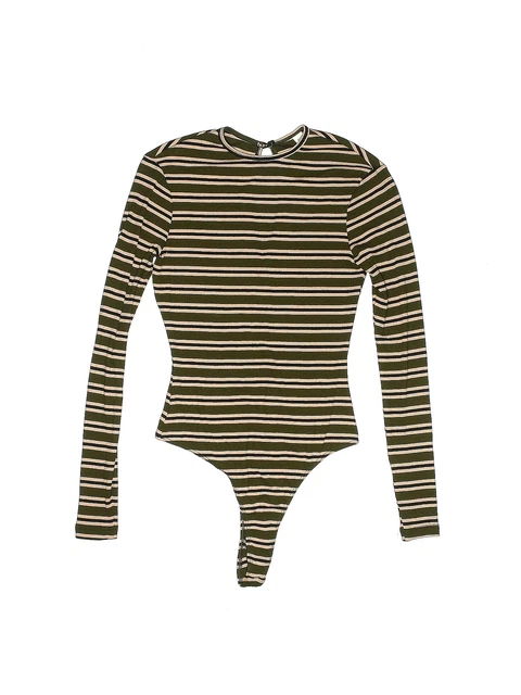 American Apparel Women Green Bodysuit S