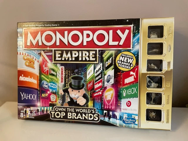HASBRO GAMING MONOPOLY Empire Own the World’s Top Brands Board Game NEW ...