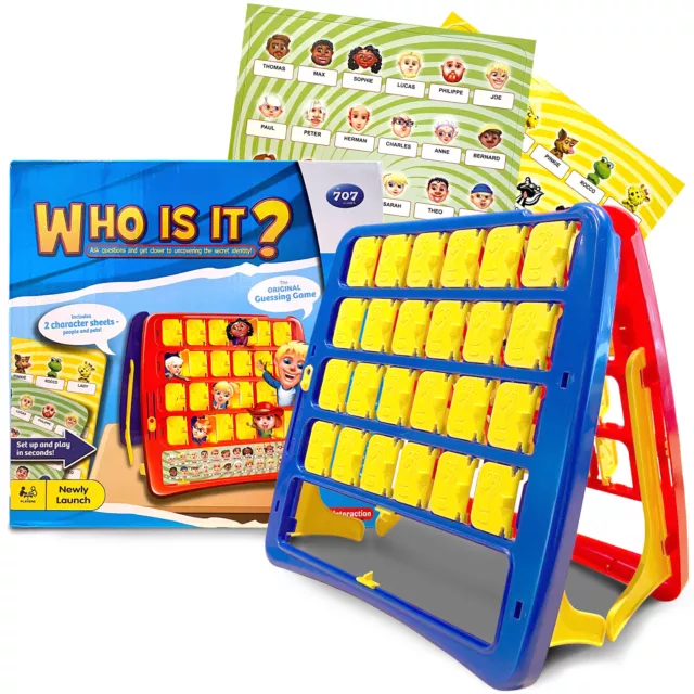 Innova Who Is It Family Guessing Games | 2 Players Educational Game, Guess Who