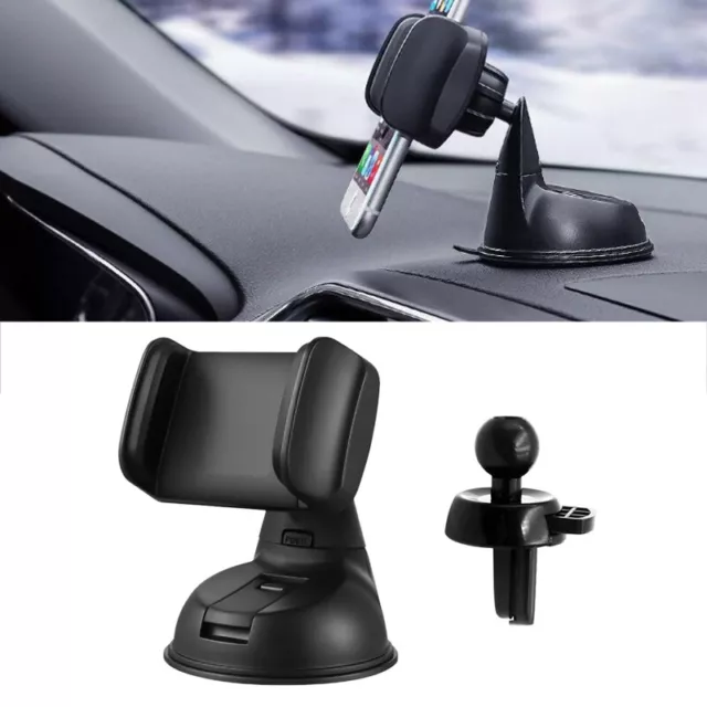 Universal 360°Rotating Car Air Vent Phone Mount Cradle Holder w/Suction Cup Best
