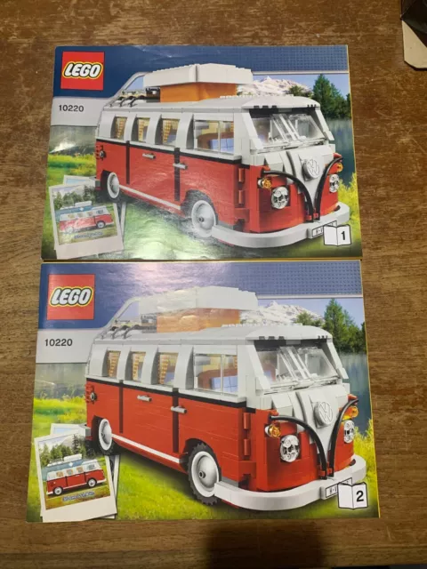 LEGO Creator Expert Set 10220 Volkswagen T1 Camper Instructions Manual Book ONLY