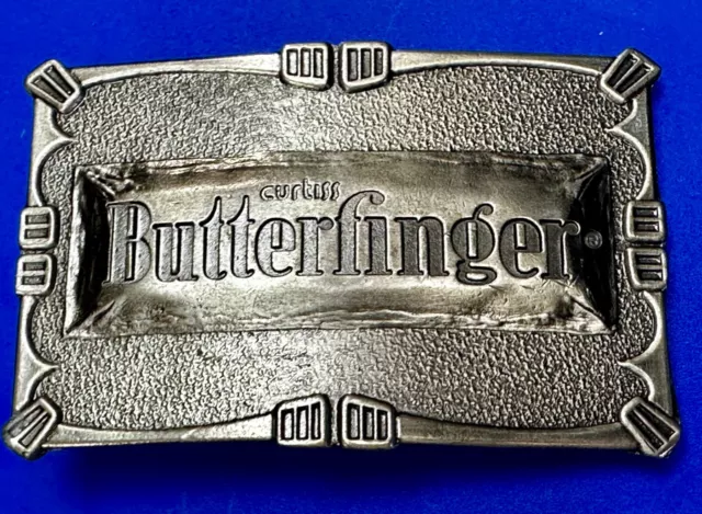 Curtis Butterfinger Food Candy Bar Belt Buckle by Lewis Buckles Chicago