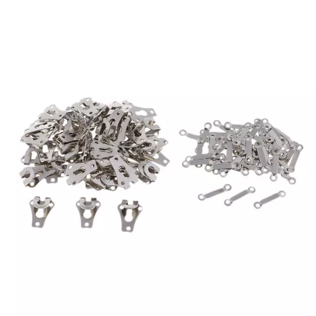 50 Set Hook & Bar Fastener Trouser Skirt Pent SEW ON Waist Extender Expander