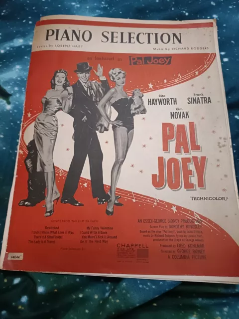 Pal Joey Piano Selection Vintage Sheet Music