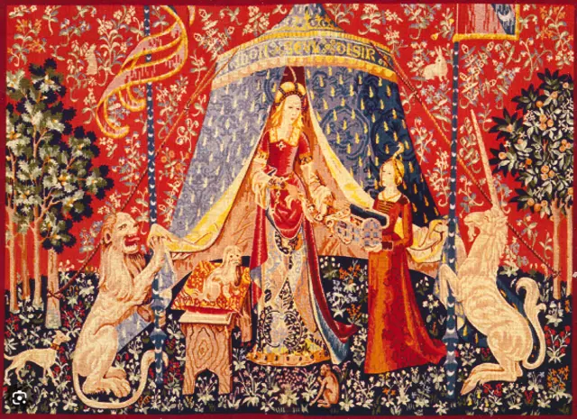 Royal Paris Needlepoint Tapestry Kit - Lady and the Unicorn RRP Price: $957.00!!