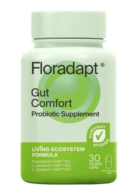 Pro Adapt Supplement NEW SEALED FLORADAPT Comfort Probiotic Supplement 30 Caps BBE 02/26 SRP ...