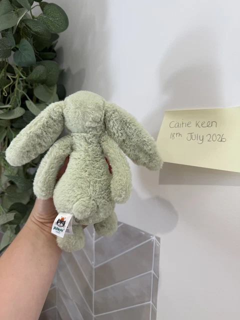 Jellycat Small Kiwi Bashful Bunny Plush Rabbit Soft Toy £12550 