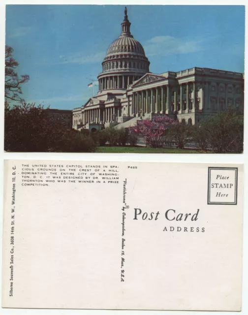 06932 - Washington - Capitol - Old Postcard