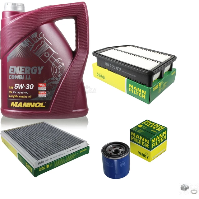 Mann-Filter Controllo Set 5 L mannol Energy Combi Ll 5W-30 per Hyundai i30