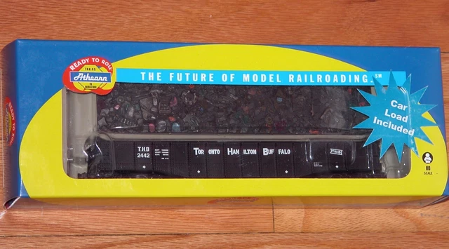 Ho Athearn 74873 50' Gondola With Scrap Load Toronto Hamilton & Buffalo Thb 2442