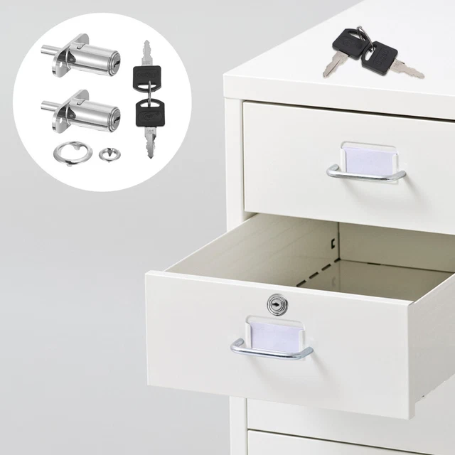2 pz serratura a cassetto serratura a pistone cilindro cassetto chiave