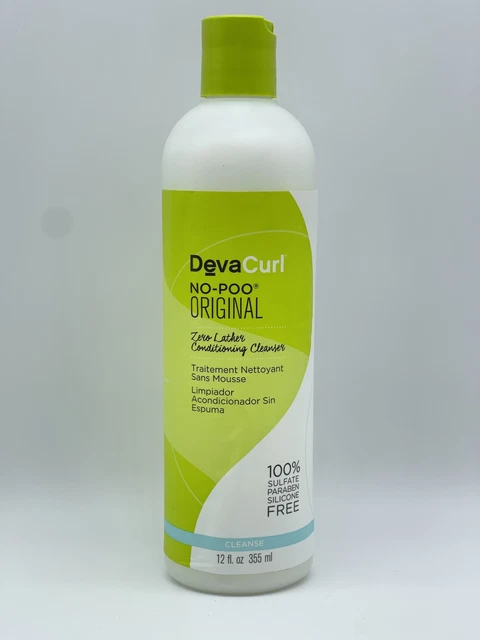 DevaCurl No-Poo, Original, ENG/FR/SP Text 12 fl oz *DENTED*