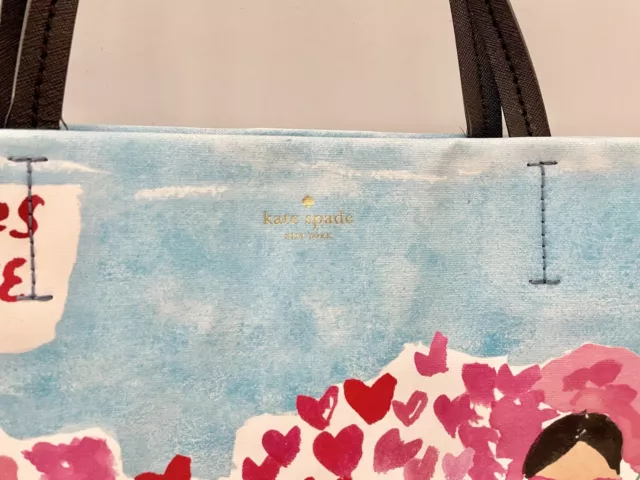 2018 Kate Spade “Be Mine” Rose Market Tote HALLIE Tote Bag Valentines Handbag 2