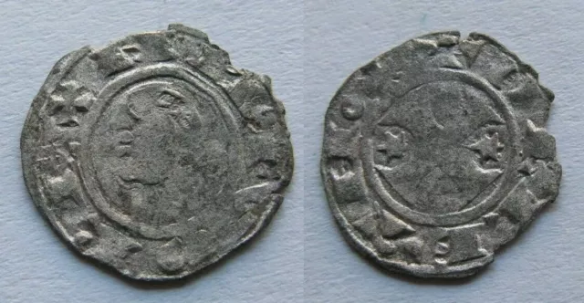 Alfonso I (1109-1126) , Money Of Toledo. 0.0205oz/0 21/32in