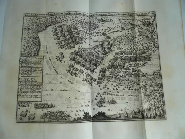 Schlacht bei Herbsthausen/Mergentheim, anno 1645, Theatrum Europaeum, Bd. V,