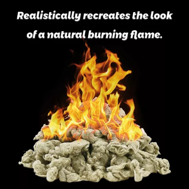 NEW- 5 LB Pounds Bulk Rockwool Gas Fireplace Glowing Embers Rock Wool  $79.97 - PicClick