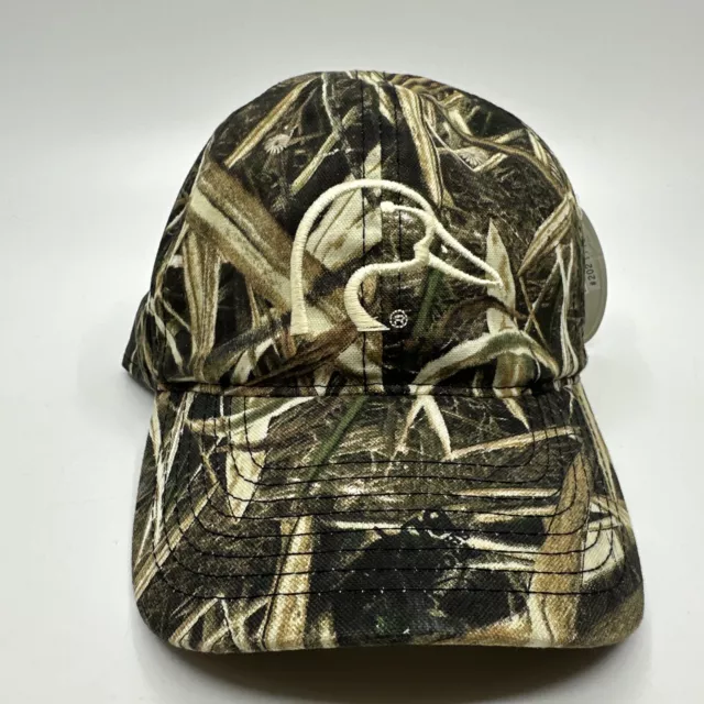 Mossy Oak Ducks Unlimited Camo Hat With White Duck Universal NWT