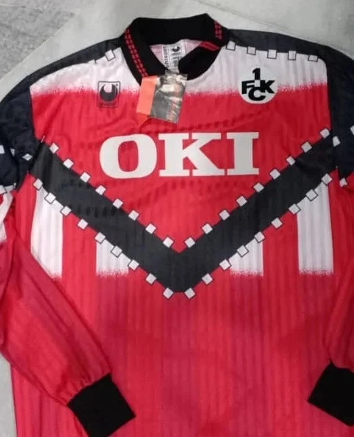 1.FC Kaiserslautern 1993/94 Langarm L/S☆Home Shirt☆XL☆Uhlsport☆BRANDNEU MIT ETIKETT