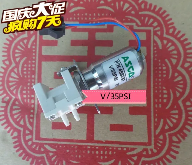 For used ASCO V/35PSI P/N: 458283 miniature DC solenoid valve in good condition