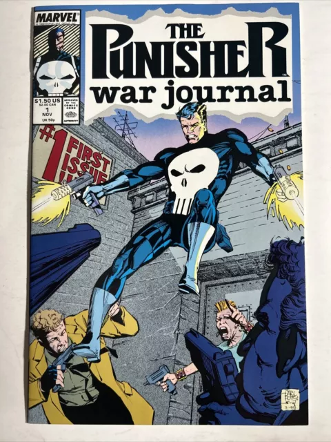 The Punisher War Journal #1 (Nov. 1988, Marvel), Carl Potts, Jim Lee, VF/NM MCU