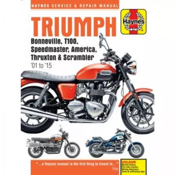 Triumph Motorrad Bonneville,T100 und America (01-15) Werkstatthandbuch Haynes