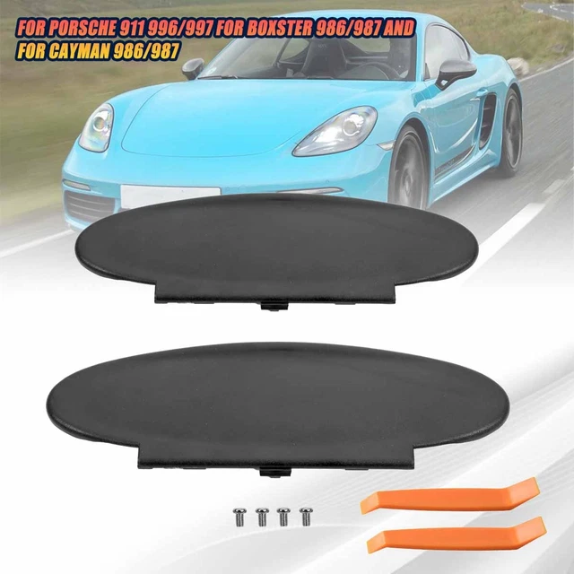 2x Sun Visor Mirror Covers Driver & Passenger For Porsche 911 996/997 for Cayman