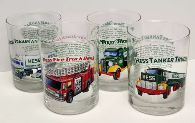 Hess 1996 Classic Truck Series 4 Glass Set