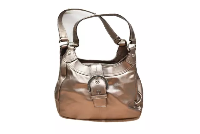 Coach Soho Leather Hobo Shoulder Handbag Bronze New! NWT