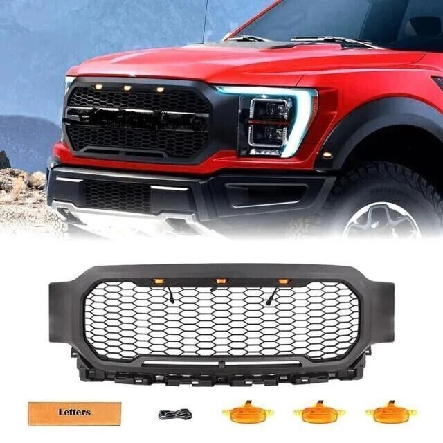 3x LED Lumière De Calandre Style Ford F150 Raptor - Pour Personnalisation - Neuf Sous Emballage