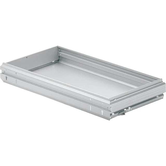 HETTICH Systema Top 2000 Breitwandschubladen, KB 600 mm, Alu-Finish