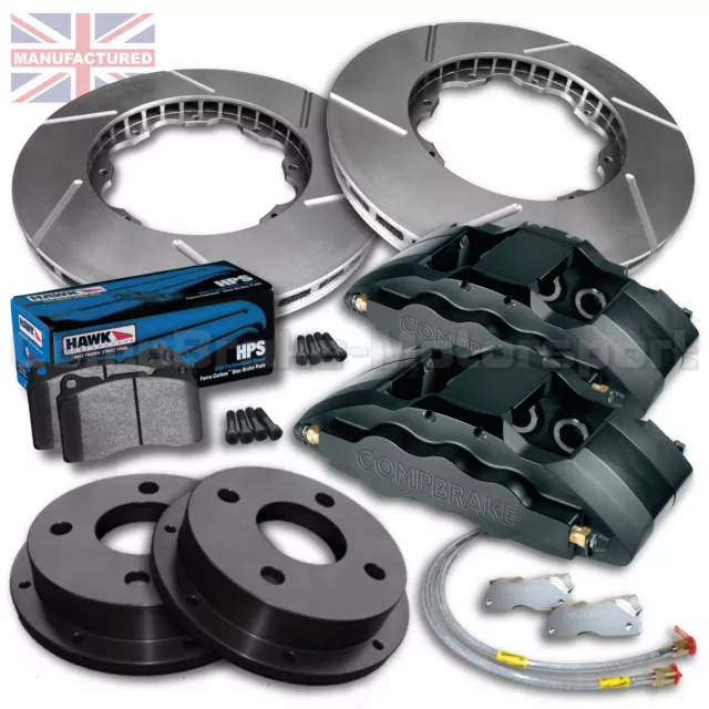 FITS Citroen C2 17” Front Brake Kit – 6 Pot Calipers - 330MM X 32MM Rotors