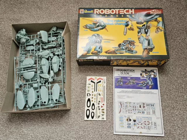 Revell Robotech Changers OLSON 4 IN 1 Plastic Model Kit [Vintage 1984]