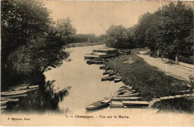 CPA CHAMPIGNY-sur-MARNE Vue sur la Marne (1352109)